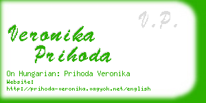 veronika prihoda business card